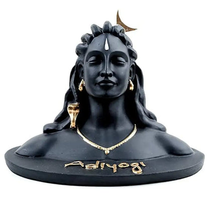 Adiyogi Shiva Statue for Car Dash Board, Pooja  Gift, Mahadev Murti, Idol, Lord Adiyogi Shankara for Home/Office Decor