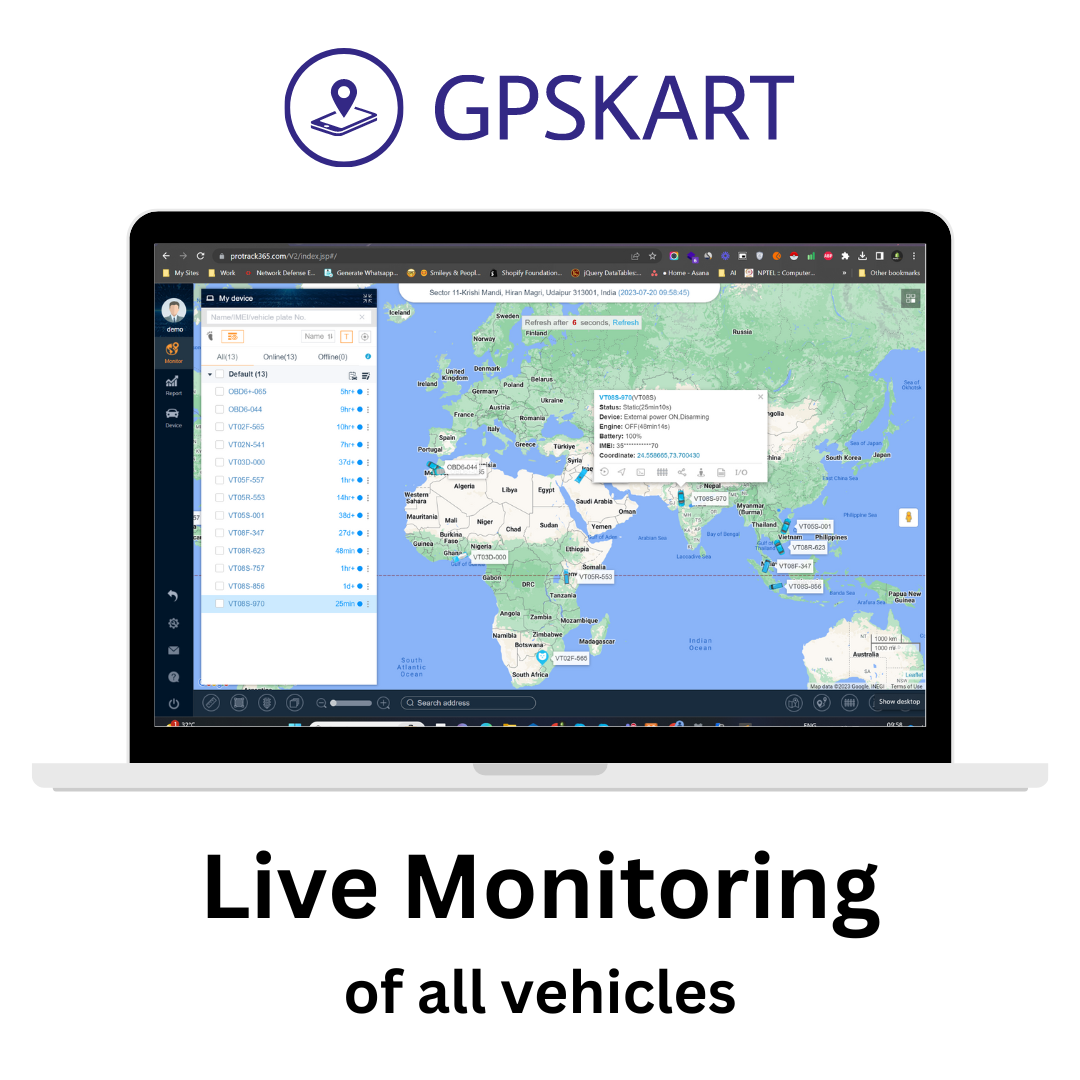 Protrack VT05 GPS tracker for any vehicle in Danapur Patna
